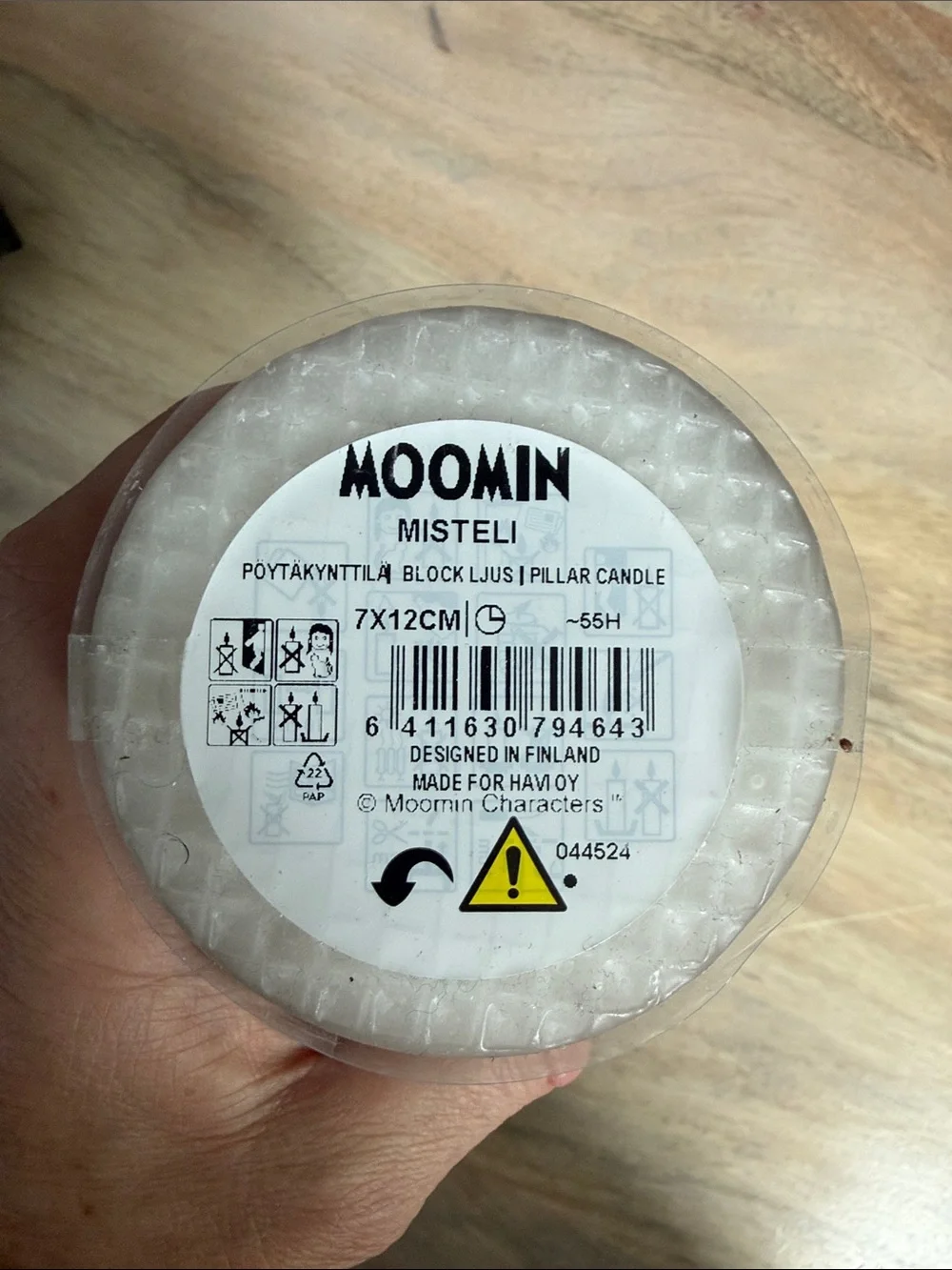 Moomin decorative pillar